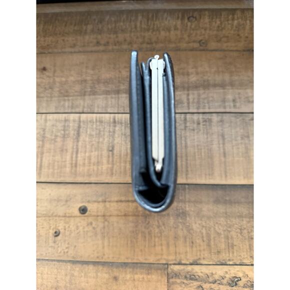 Louis Vuitton Wallet W/Dust Bag Black Matte Vernis Monogram Leather Bifold - Picture 4 of 14